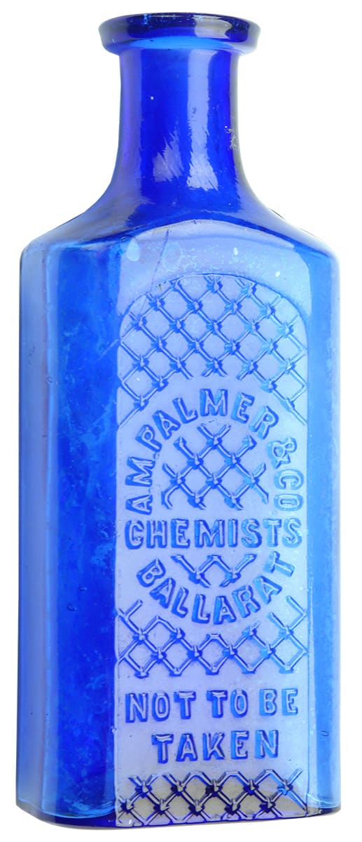 Palmer Ballarat Cobalt Blue Poison Bottle