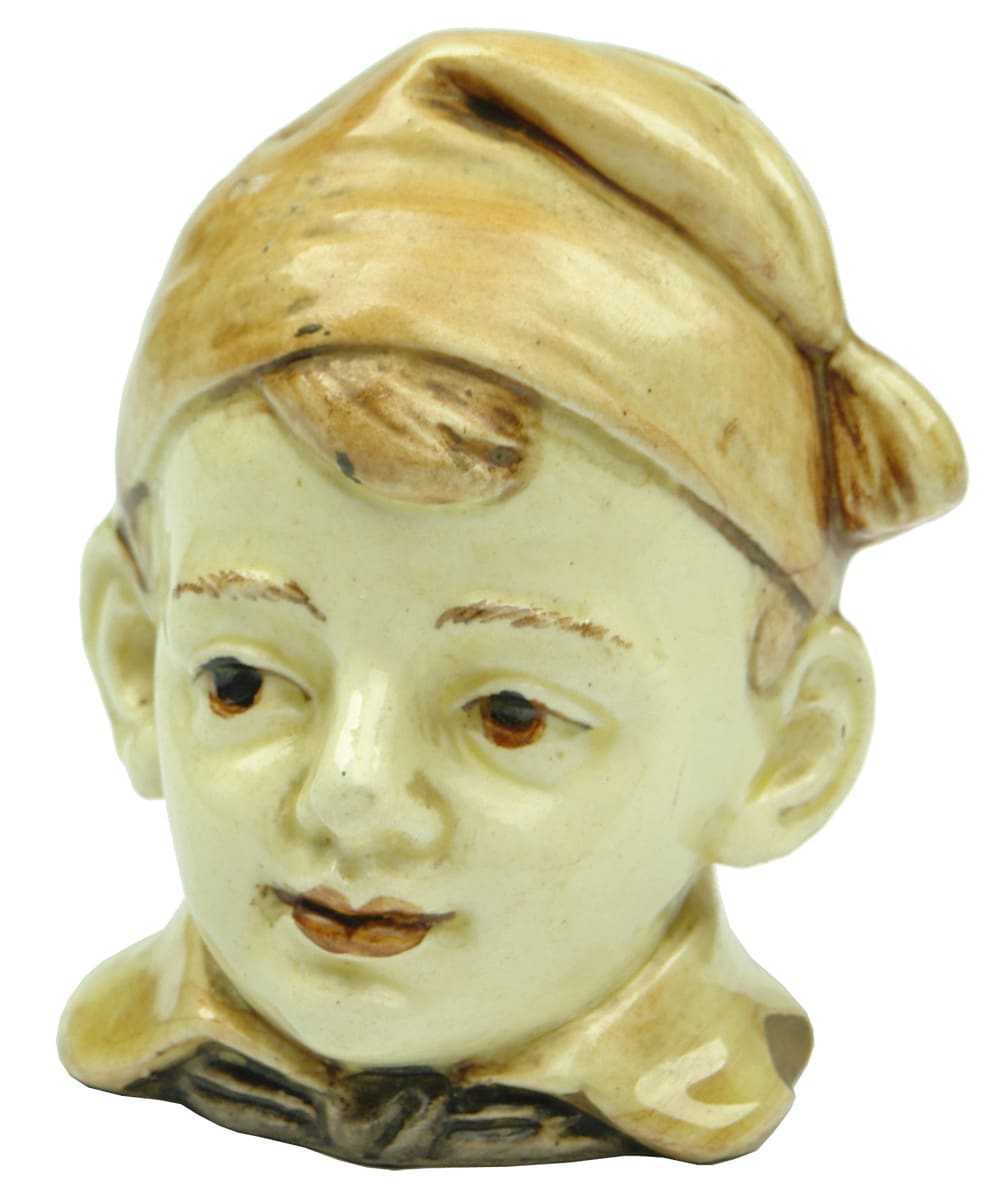 Ceramic Boys Head Money Box