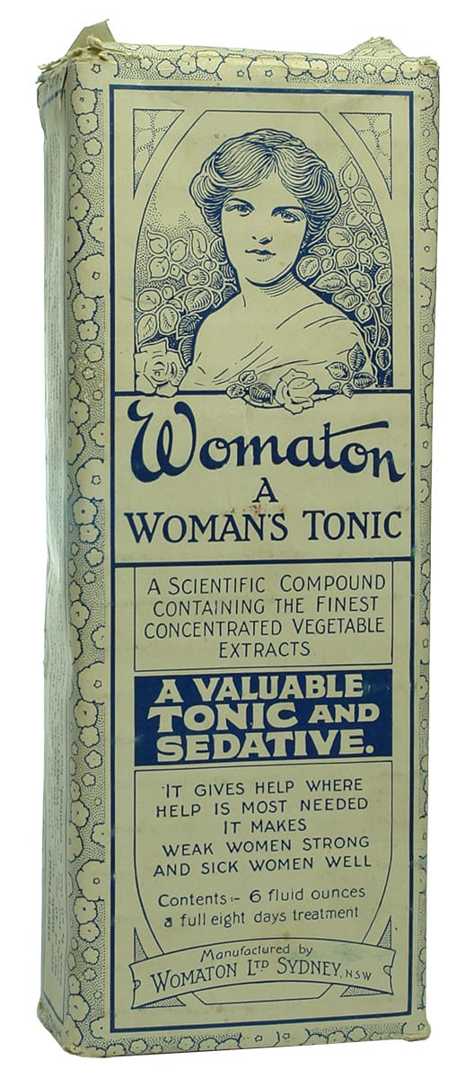 Womaton Tonic Labelled Boxed Bottle