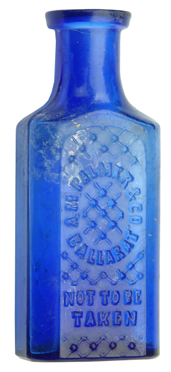 Palmer Ballarat Cobalt Blue Poison Bottle