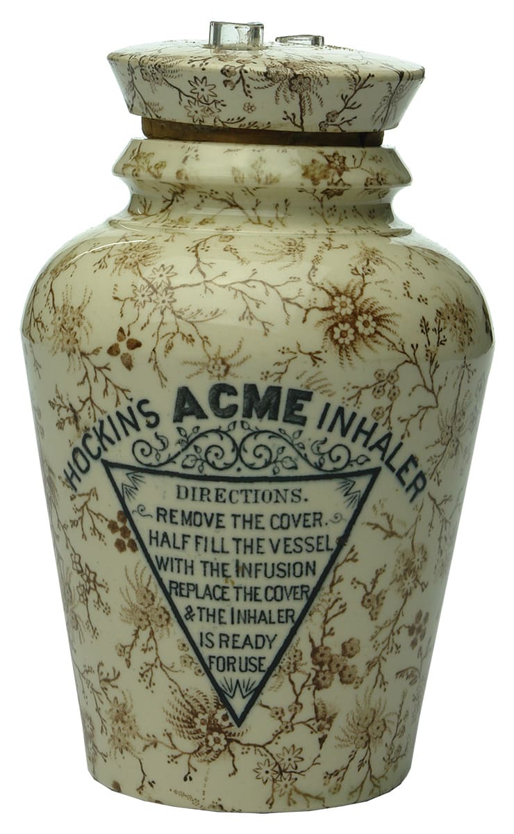 Hockin's Acme Inhaler Brown Decoration