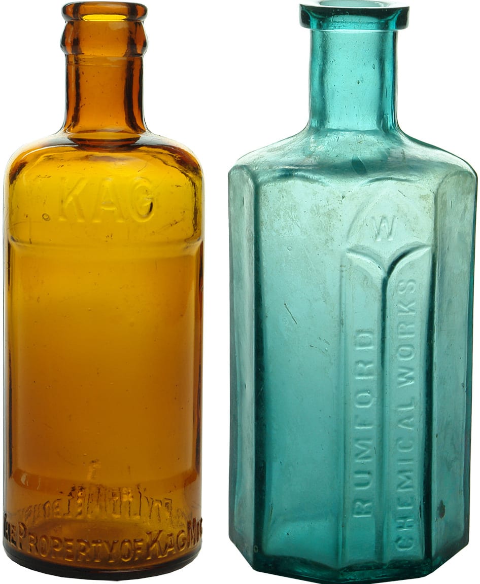 Old Cure Chemical Antique Bottles