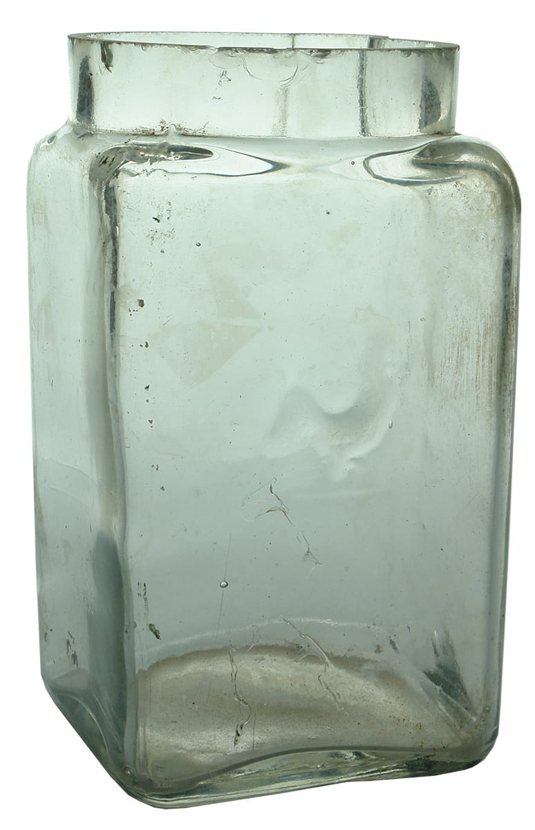 Rooster Glass Battery Jar