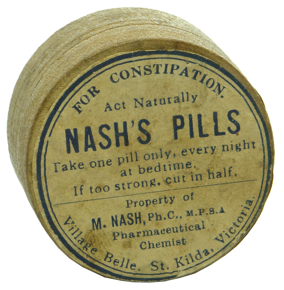 Nash's Pills Pharmaceutical Chemist Village Belle St Kilda