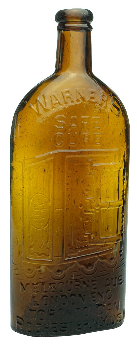 Warners Safe Cure Four Cities Bottle