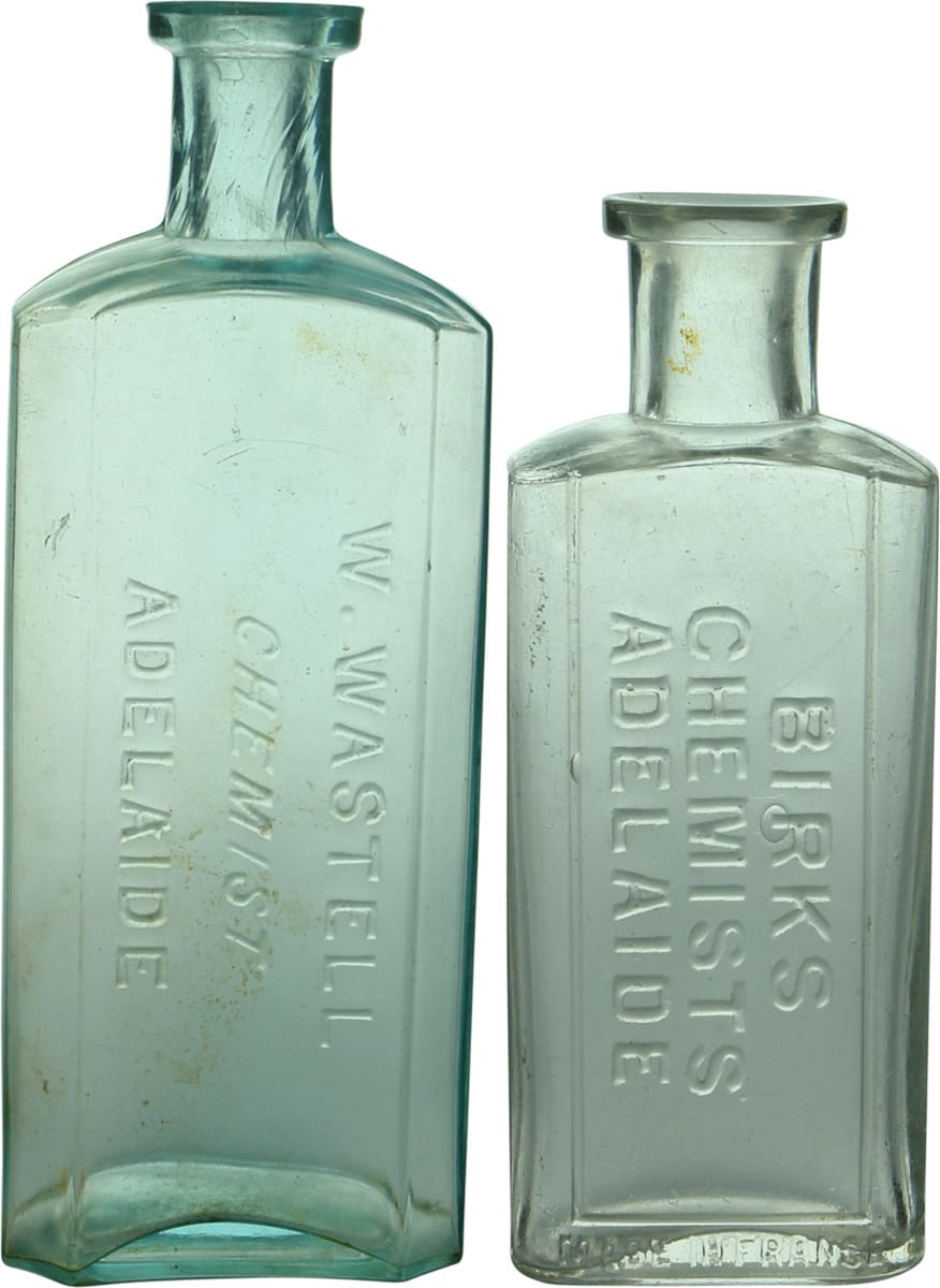 Adelaide Antique Chemist Prescription Bottles