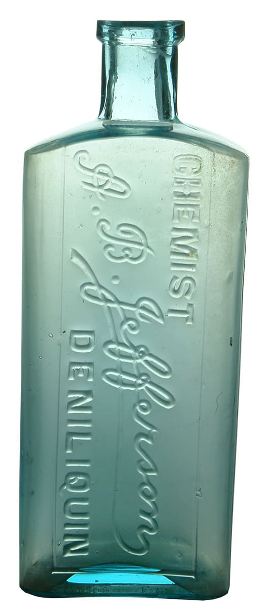 Jefferson Chemist Deniliquin Antique Bottle