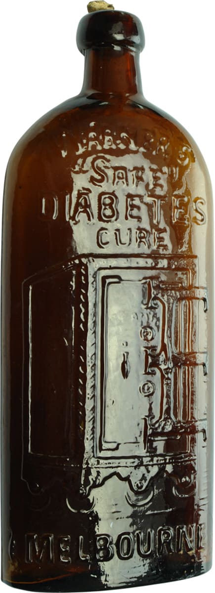 Warners Safe Diabetes Cure Melbourne Bottle