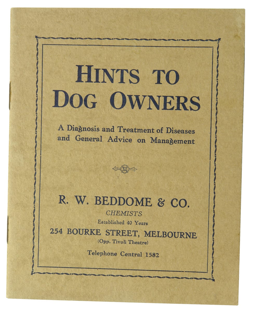 Beddome Melbourne HInts to Dog Owners