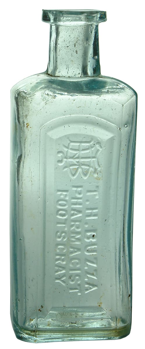 Buzza Pharmacist Footscray Antique Bottle