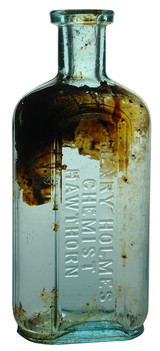 Henry Holmes Hawthorn Chemist Bottle