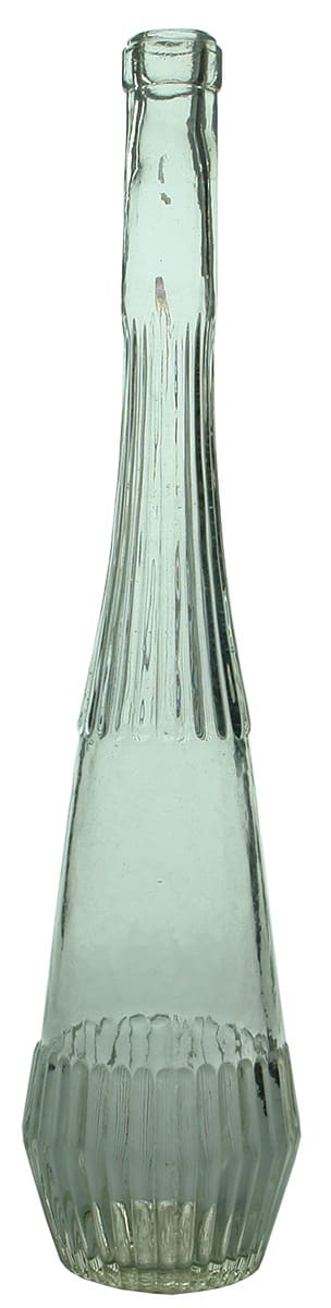 Glass Tapered Vinegar Antique Bottle