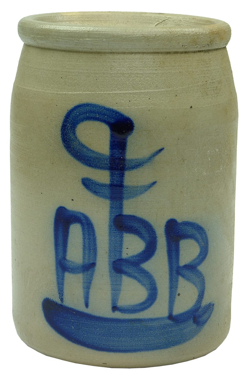 ABB Stoneware Jar