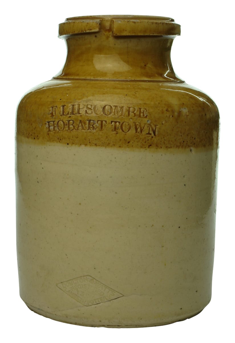 Lipscombe Hobart Town Stoneware Jar