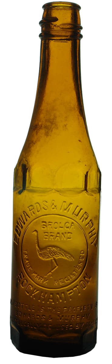 Edwards Murphy Brolga Brand Tomato Sauce Bottle