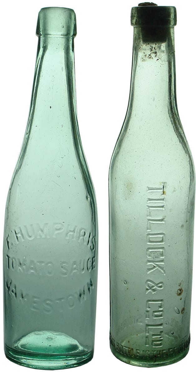 Old Antique Sauce Bottles