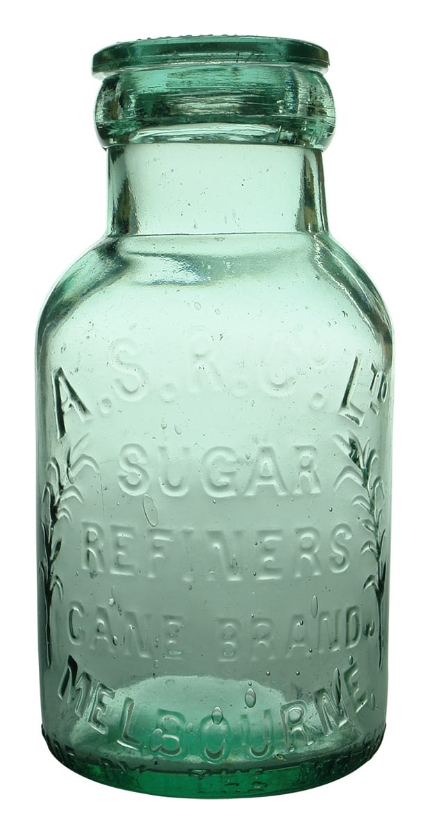 ASR Sugar Refiners Cane Brand Melbourne Jar