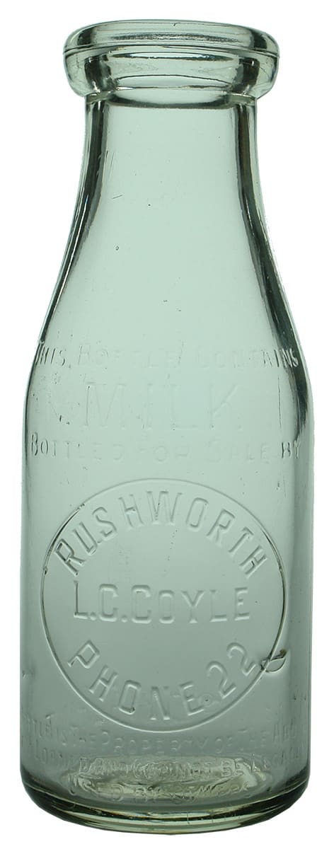 Coyle Rushworth Vintage Milk Bottle