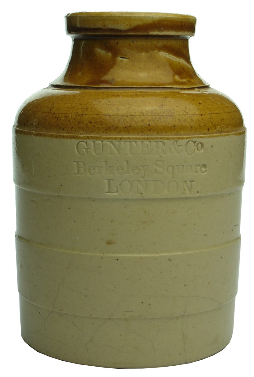 Gunter Berkeley Square London Stoneware Jar