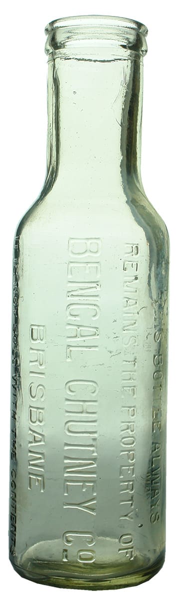 Bengal Chutney Brisbane Old Bottle