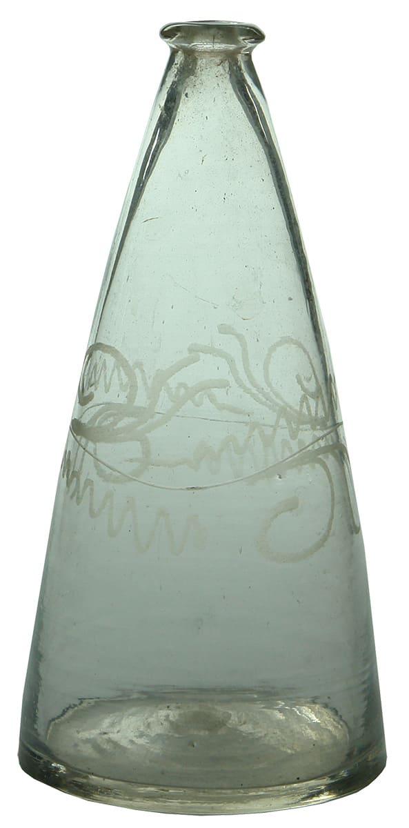 Etched Design Baby Feeder Bottle