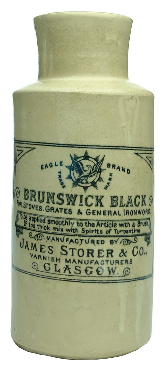 James Storer Glasgow Brunswick Black Jar