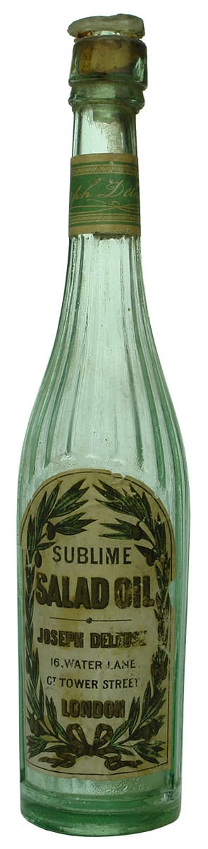 Joseph Deleuse Sublime Salad Oil Label Bottle