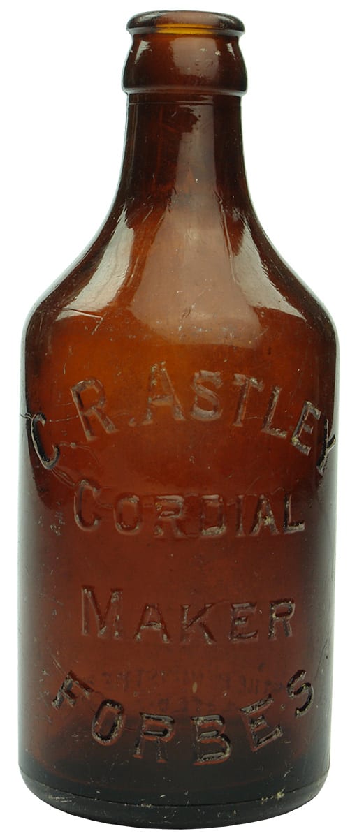 Astley Forbes Brown Glass Bottle