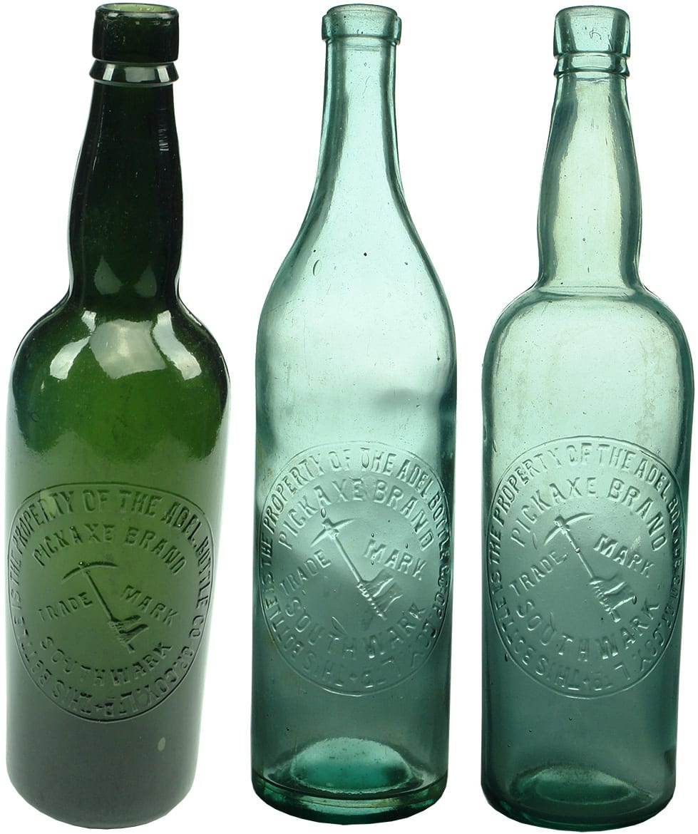 Pickaxe Antique Wine Bottles