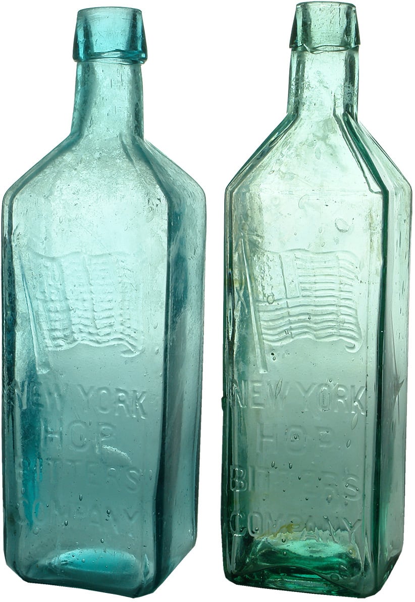 New York Hop Bitters Antique Bottles
