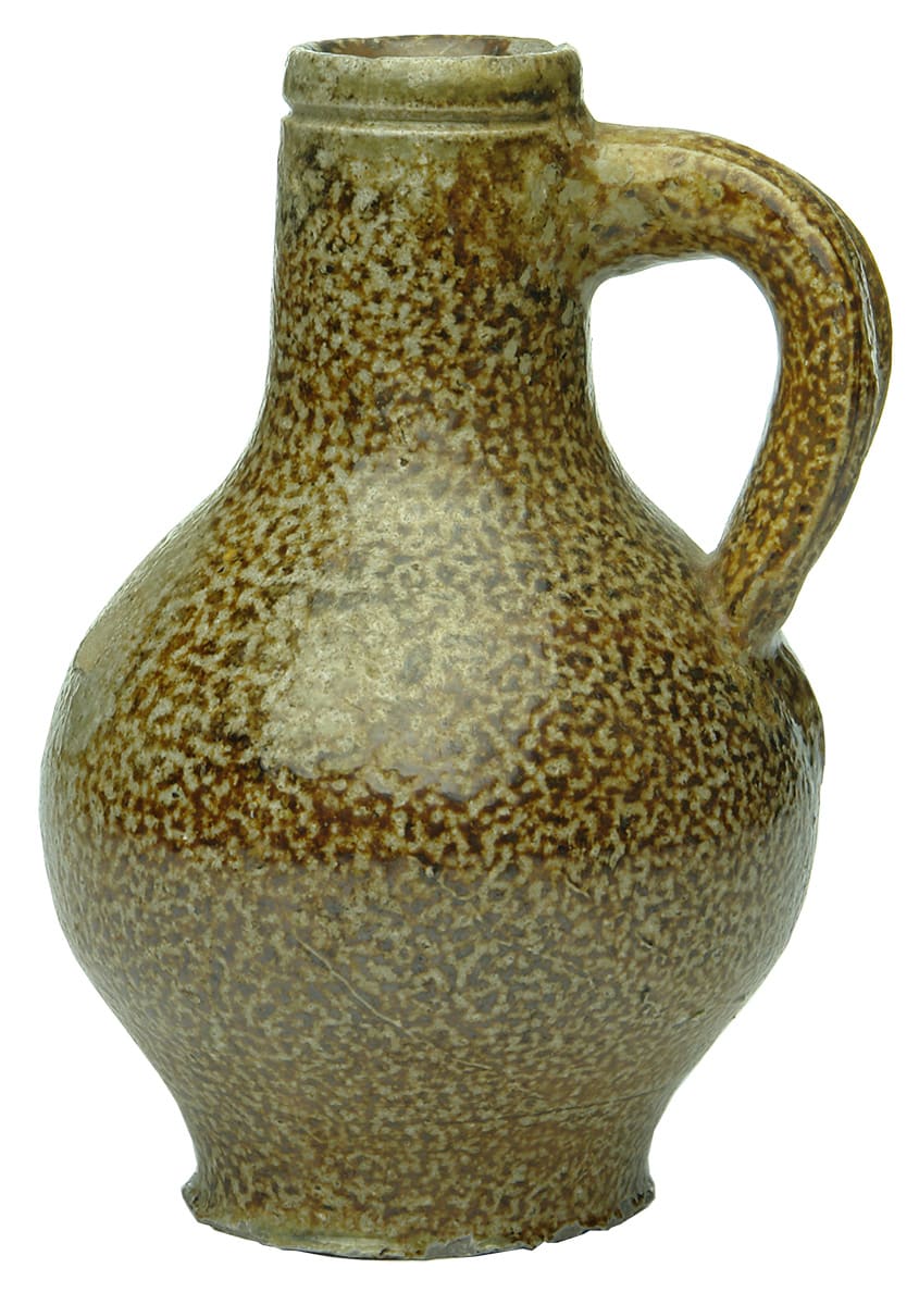 Stoneware Bellarmine Bartmann Jug Tiger Glaze