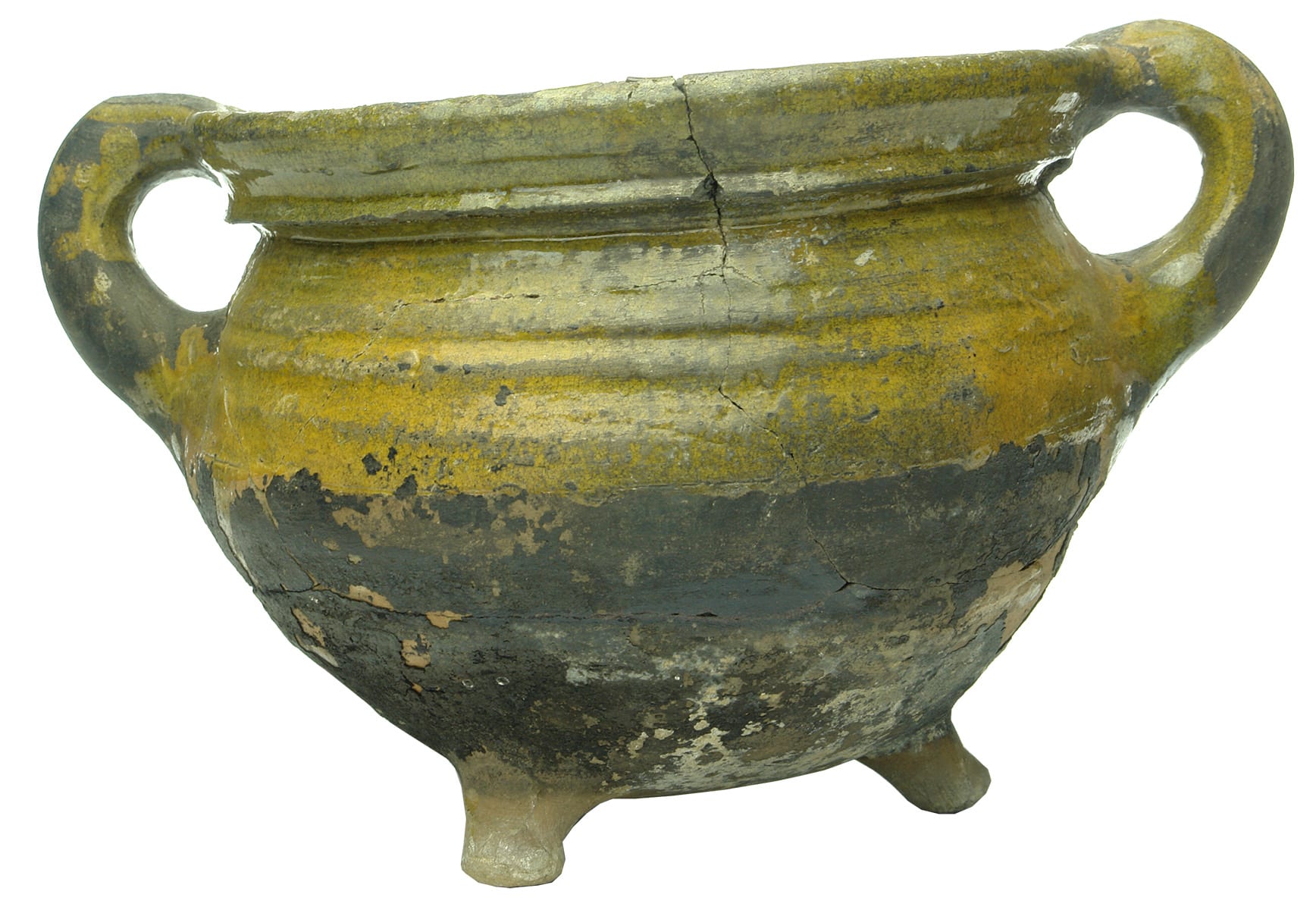 Lead Glazed Dutch Cooking Pot