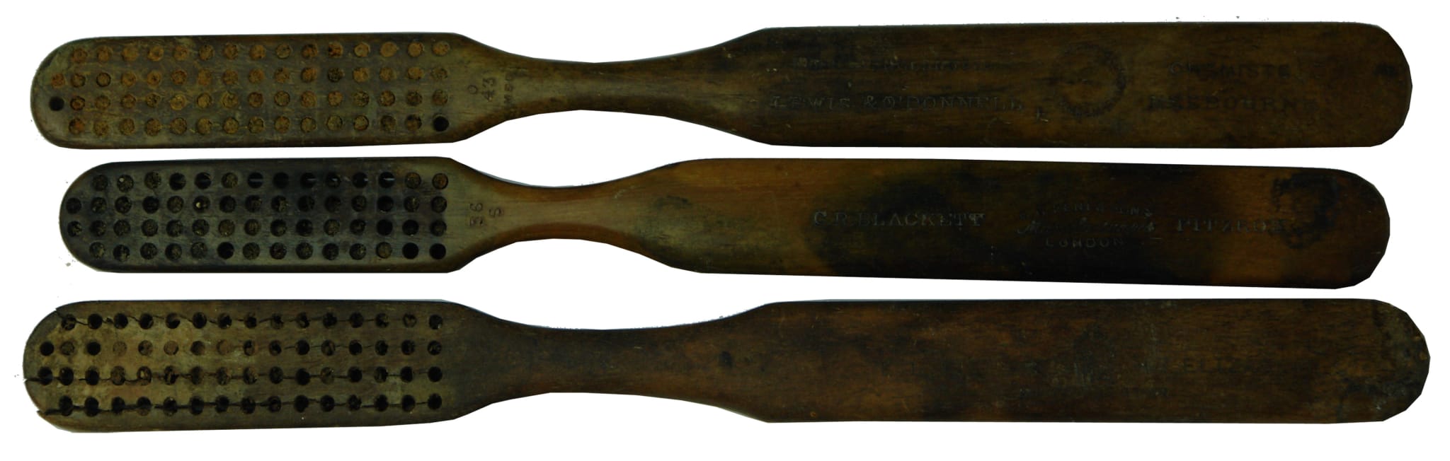 Collection Antique Bone Tooth Brushes