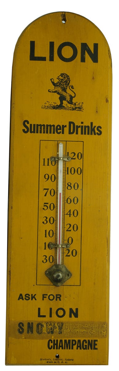 Lion Summer Drinks North Adelaide Thermometer