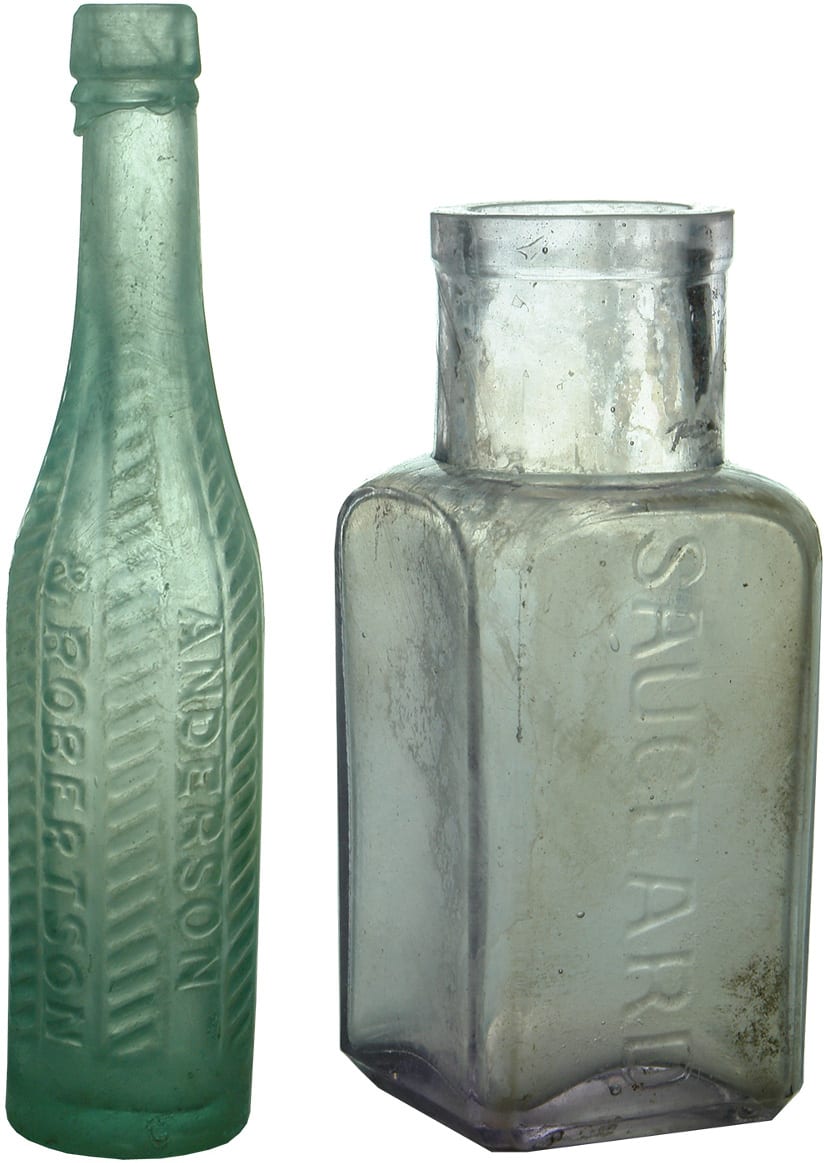 Antique Sauce Bottles