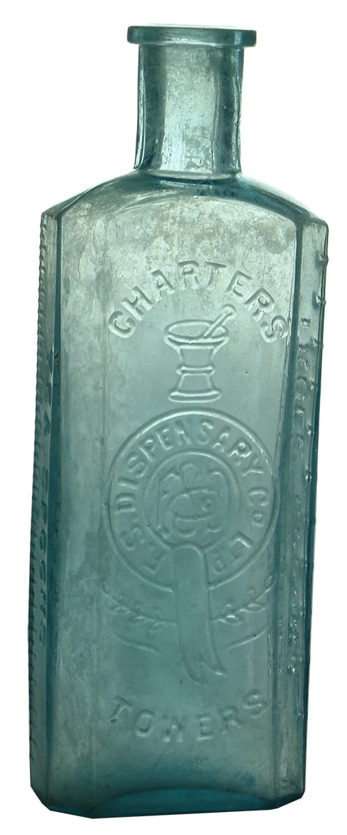 Charters Towers Dispensary Antique Chemist Bottle