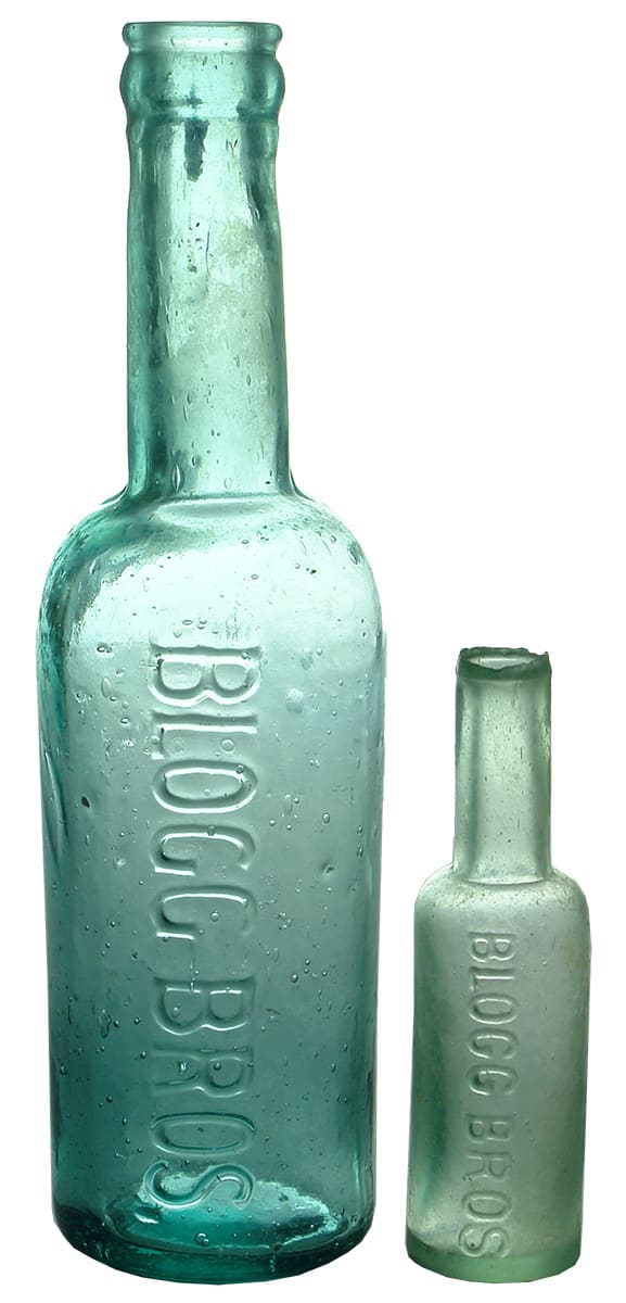 Antique Blogg Bros Bottles