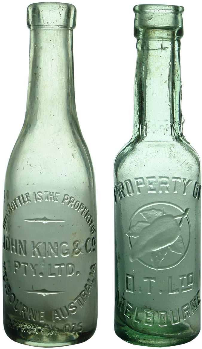 Antique Vintage Sauce Bottles