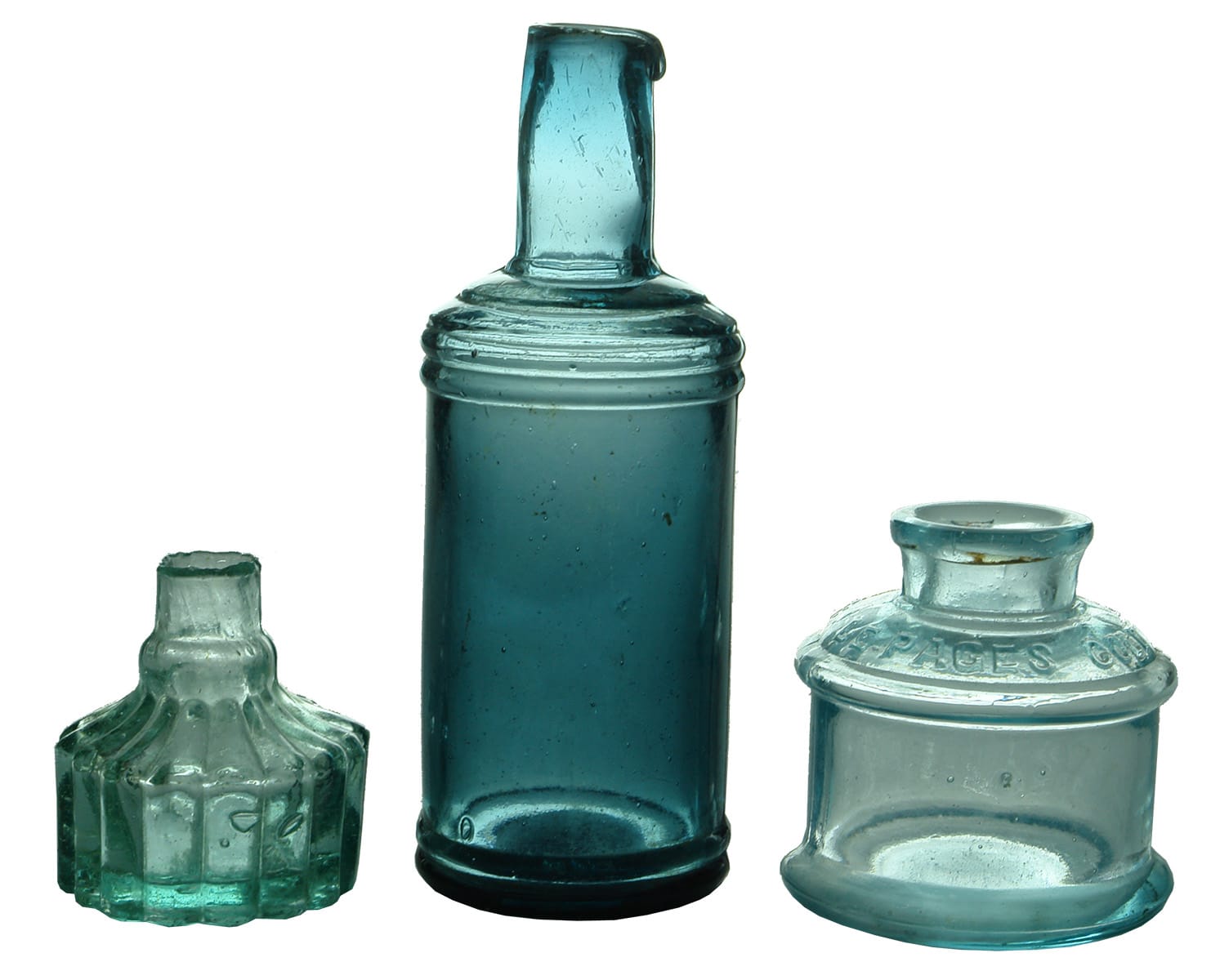 Collection Antique Ink Bottles