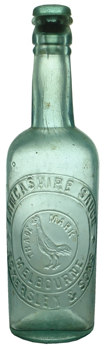 Lancashire Sauce Rooster Melbourne Eckersley Bottle