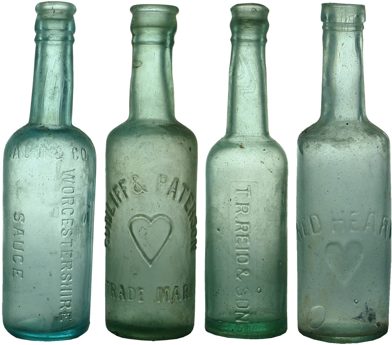 Antique Melbourne Hot Sauce Bottles