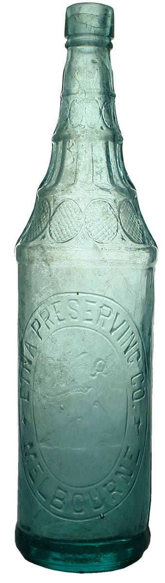 Etna Preserving Melbourne Antique Cordial Bottle