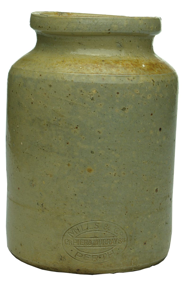 Mills Pier Murray Perth Stoneware Jar