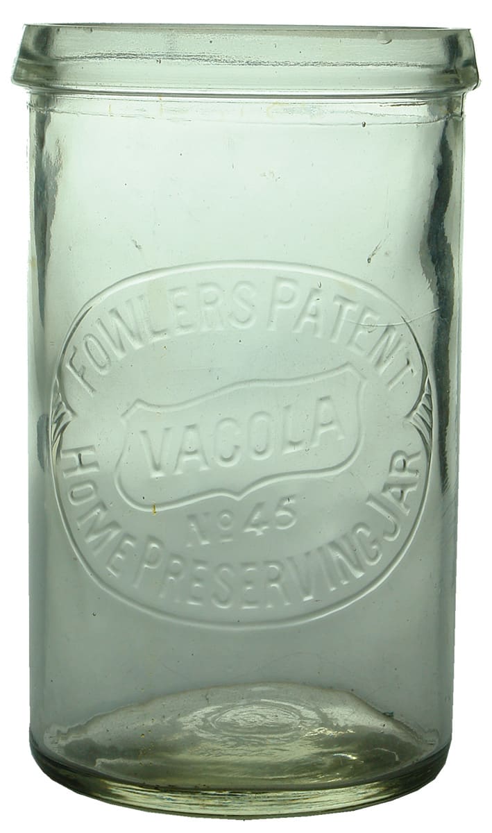 Fowlers Patent Vacola 45 Home Preserving Jar