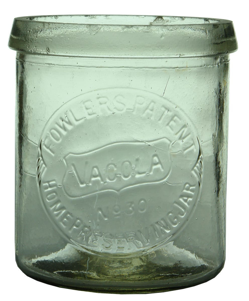 Fowlers Patent Vacola 30 Home Preserving Jar