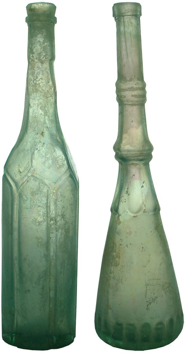 Antique Goldfields Salad Oil Bottles