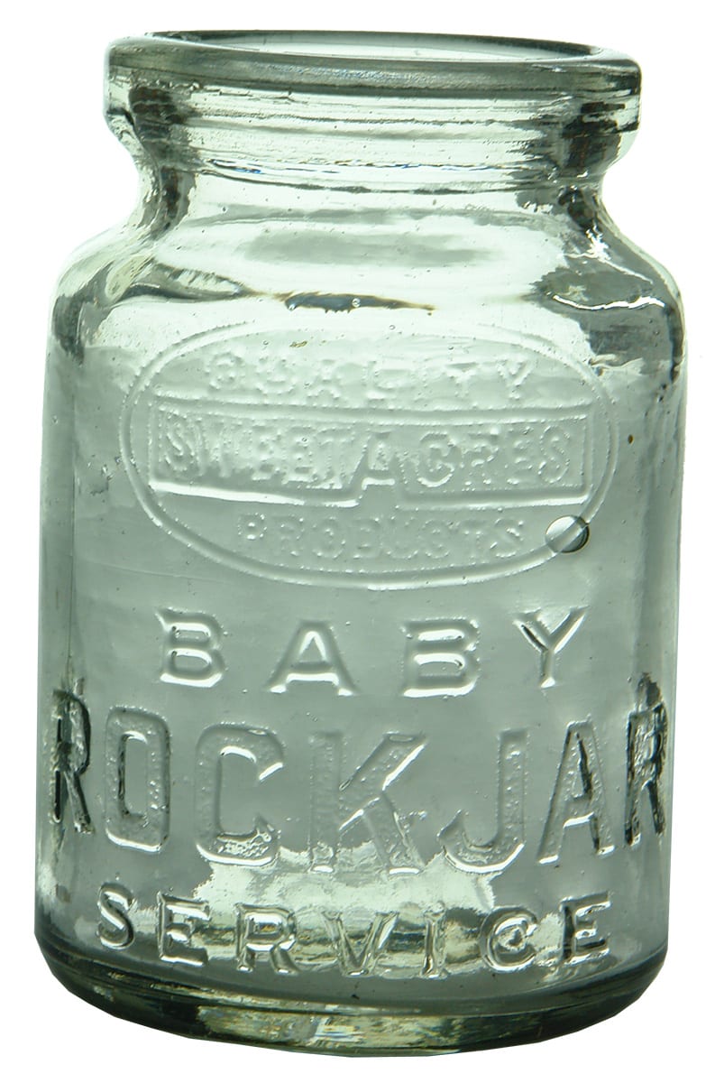 Baby Rock Jar Sweetacres Glass Jar