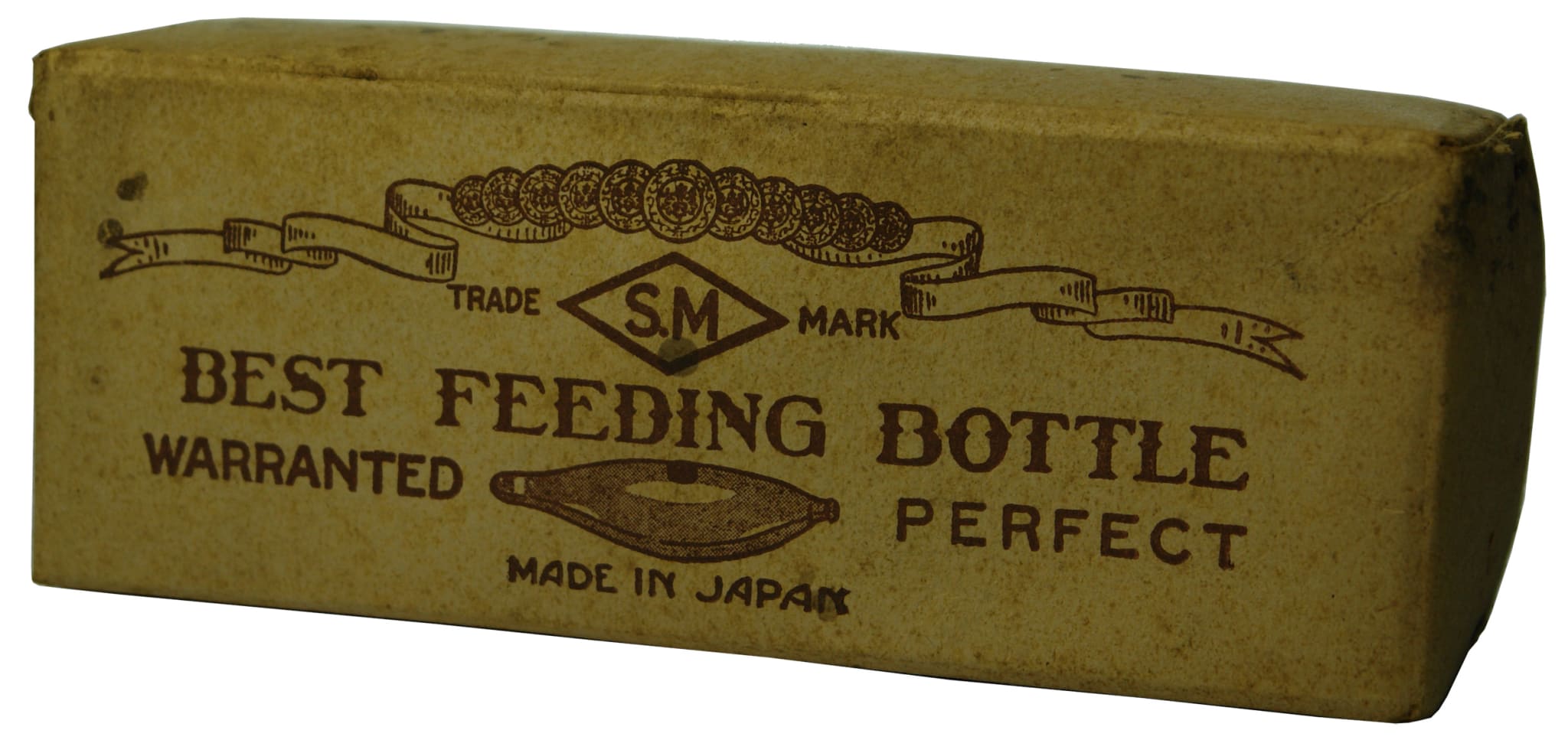 Antique Baby Feeder Box Bottle