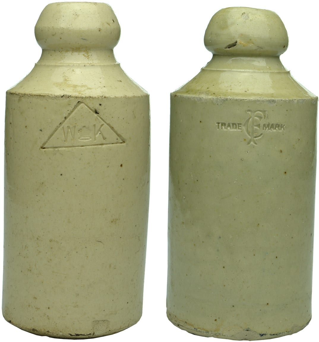 Collection Group Antique Stoneware Ginger Beer Bottles