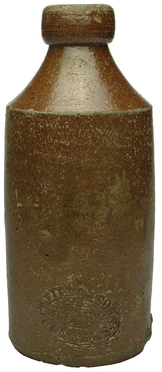 Field Sydney Potters Impressed Stone Ginger Beer Bottle